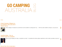 Tablet Screenshot of gocampingaustraliablog.com